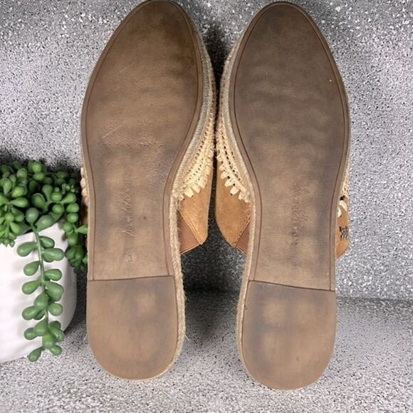 Sam Edelman Austin Mules Whip stitch espadrille slides Sandals Shoes Size 9 - Picture 8 of 8